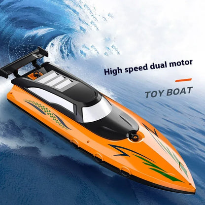 Barca RC 2.4Ghz Ad Alta Velocità - Giocattolo per Bambini Piscina/Lago