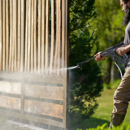 Idropulitrice 200 Bar Senza Spazzole  6 in 1 per Auto, Giardino  Batteria Makita 21V  Pistola Ad Alta Pressione Portatile