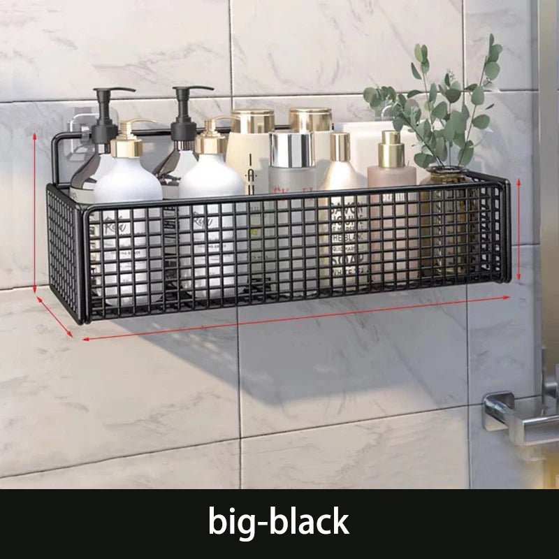 Scaffale Parete Adesivo - Per Cucina, Bagno - No Fori, Porta Oggetti