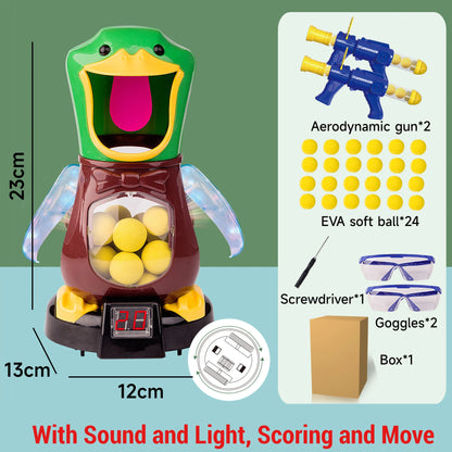 🦆 Hungry Shooting Duck Game - Gioco Interattivo con Punteggio Elettronico!