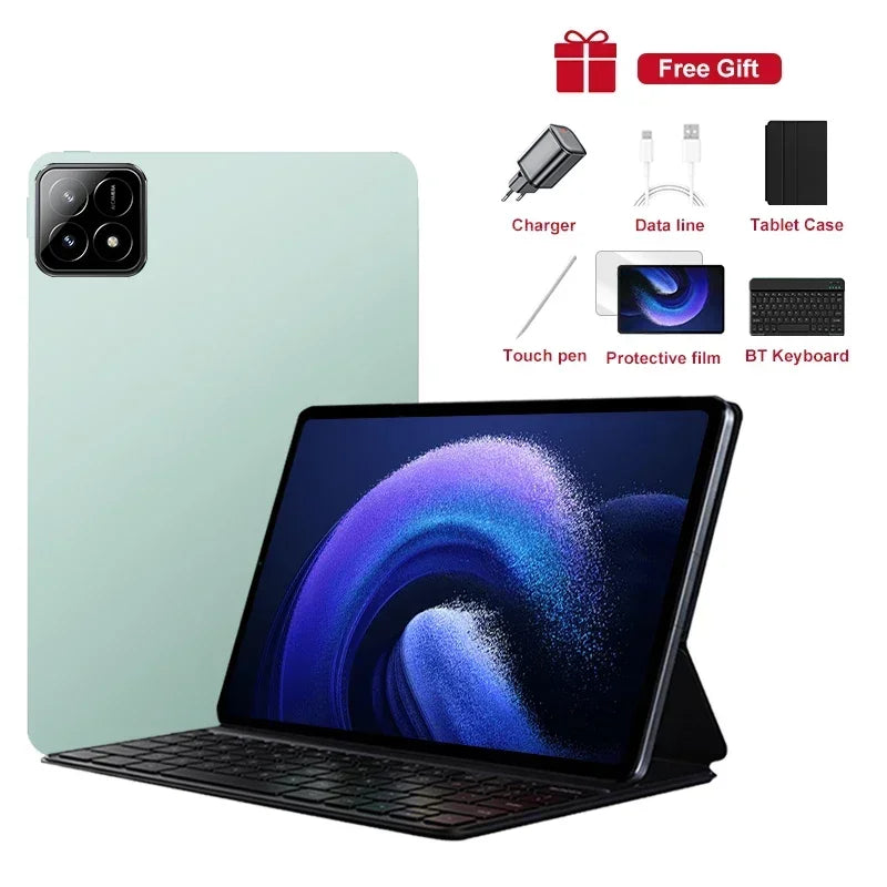 Tablet MI Pad 8S Pro 2026 11" Snapdragon 8 Gen 2 Android 14 16GB+1TB 10000mAh 5G Dual SIM WiFi 4K HD Gaming PC 🚀