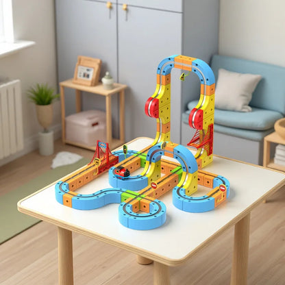 Treno Giocattolo Levitazione Magnetica 3D | Pista Cubo Fai Da Te Educativo | Regalo Bambini Natale Compleanno