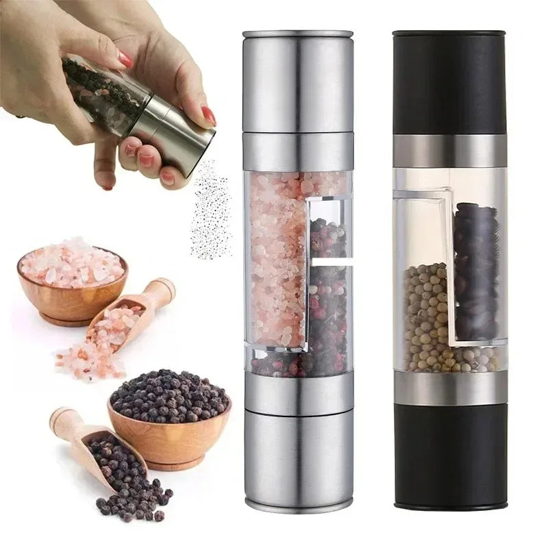 🌶️ Macinapepe e Sale 2 in 1 – Elegante e Regolabile per Spezie Fresche