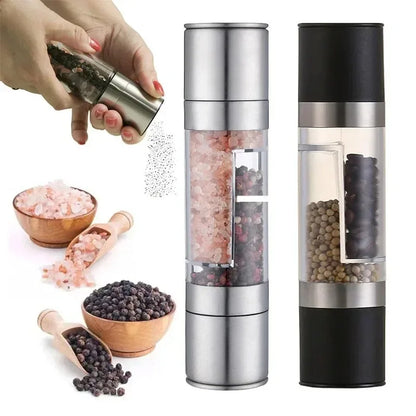 🌶️ Macinapepe e Sale 2 in 1 – Elegante e Regolabile per Spezie Fresche