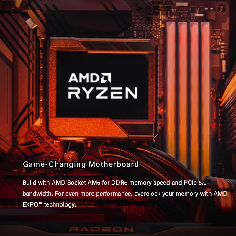 🔥 AMD Ryzen 7 7800X3D - Processore Gaming 8-Core, 5.0GHz, 96MB Cache, Socket AM5, Senza Ventola