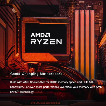 🔥 AMD Ryzen 7 7800X3D - Processore Gaming 8-Core, 5.0GHz, 96MB Cache, Socket AM5, Senza Ventola