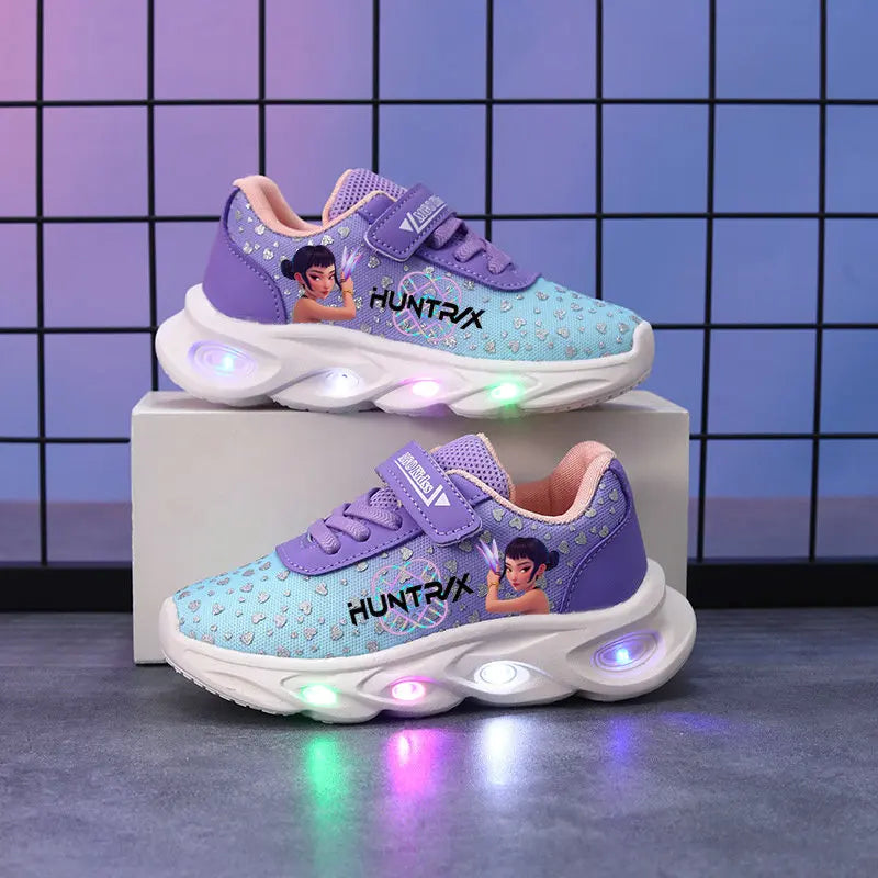 Scarpe Bambina con Luci LED Kpop Demon Hunter - Scarpe Luminose
