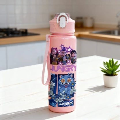 K-POP Demon Hunters Borraccia con Cannuccia - 700ml