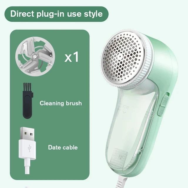 Rasoio Levapelucchi Elettrico Ricaricabile 3-in-1 - Rimozione Professionale di Pelucchi, Palline e Fibre da Tessuti!