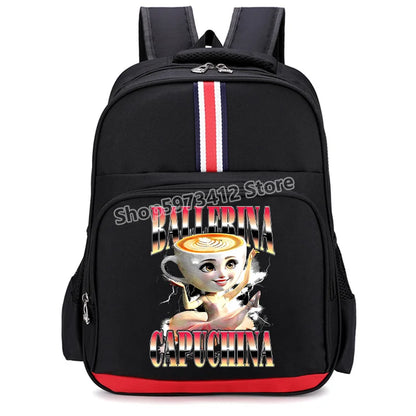 🎒 Zaino Scolastico "Italian Brainrot" - Stampa Cartoon Unica! ✨ Capienza XXL + Design Esclusivo - Per Studenti Fashion!