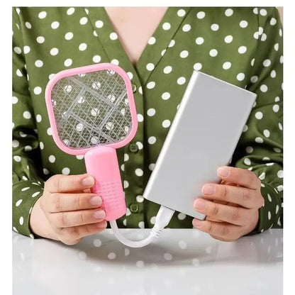 Trappola per Mosche USB a Luce UV Mini Zanzaricida Elettrico Portatile Scossa Elettrica per Zanzare Moscerini, Estate