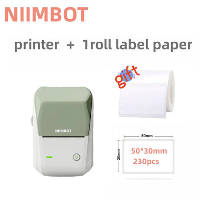 Stampante Termica Portatile Wireless | Batteria 1500mAh, Larghezza Etichette 20-50mm, App Multi-Lingua | Organizzazione Fai-da-Te