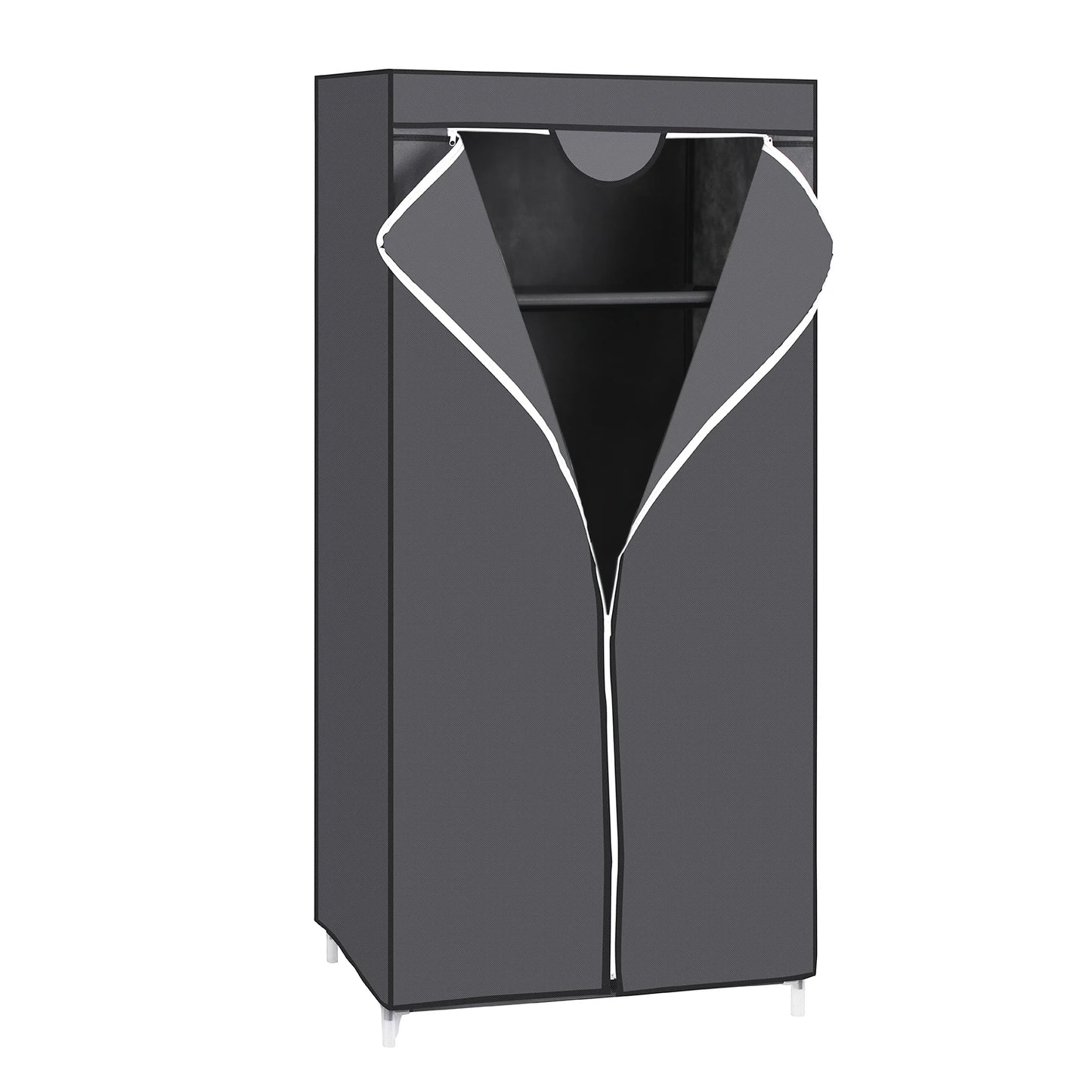 Armadio Pieghevole Tessuto 🚪 | 160cm Alto, 3 Ripiani | Organizza Casa in 1 Minuto