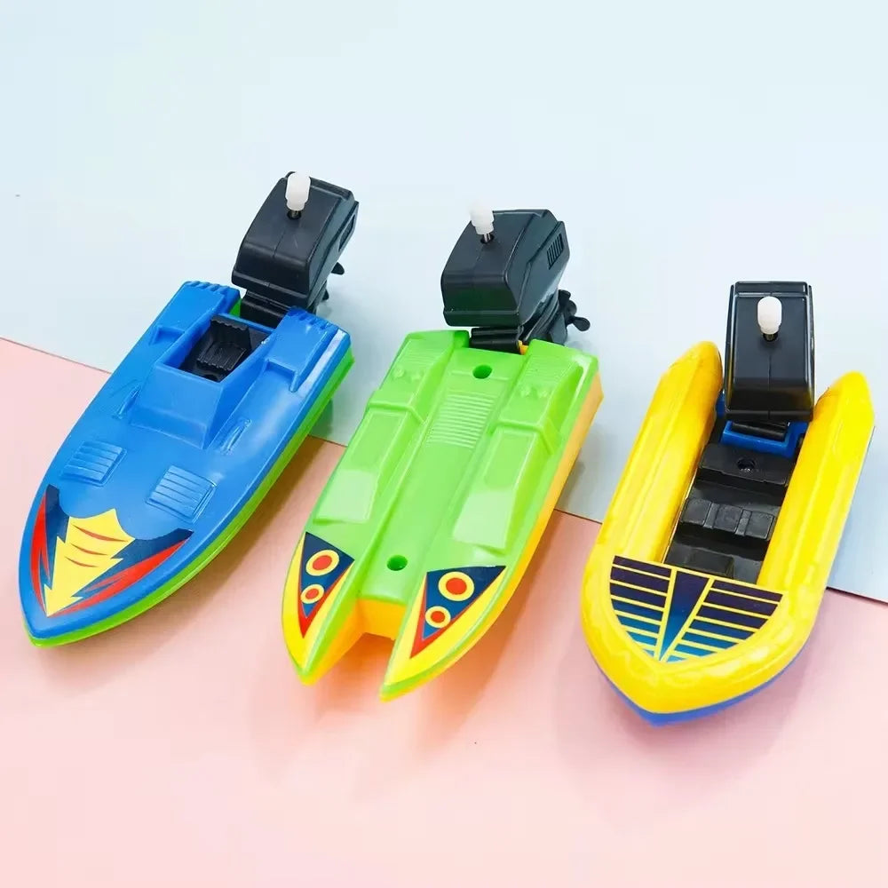 2 Pezzi Barche Giocattolo - Nave Velocissima Galleggiante, Gioco da Bagno/Doccia per Bambini, Regalo