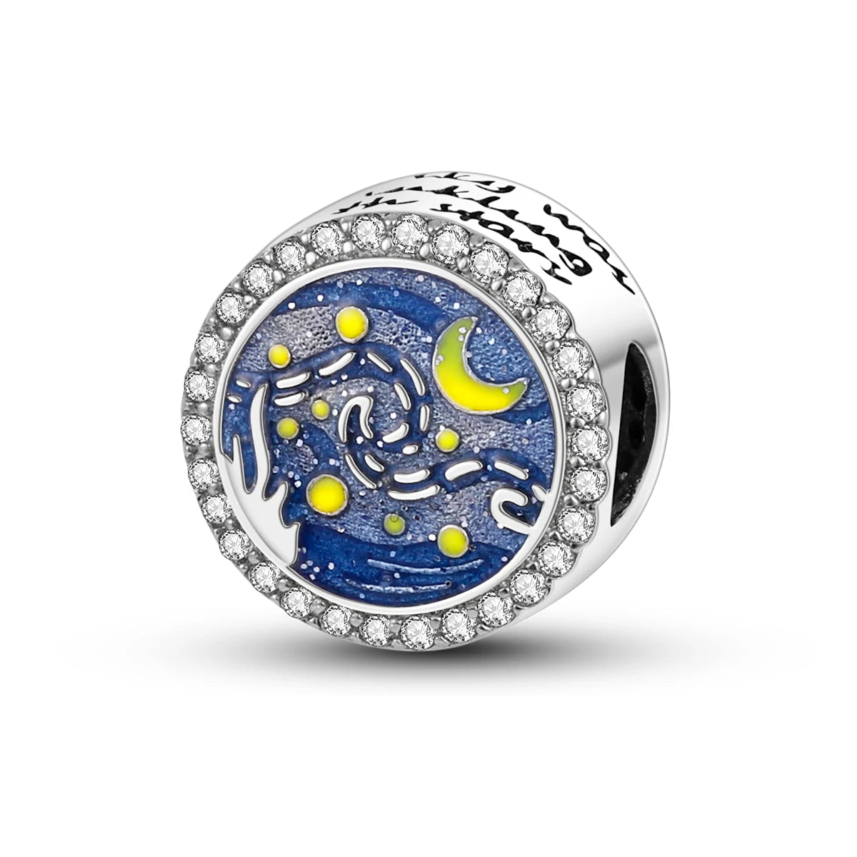 Bracciale Charm Argento 925 - Perle Blu, Gioielli Fai Da Te, Design Moderno e Minimalista Crea il tuo gioiello unico! Perle in argento sterling e charm eleganti.