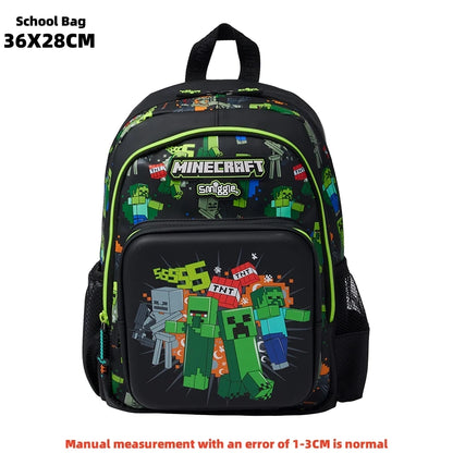 Zaino Minecraft Creeper Smiggle + Accessori  Scuola