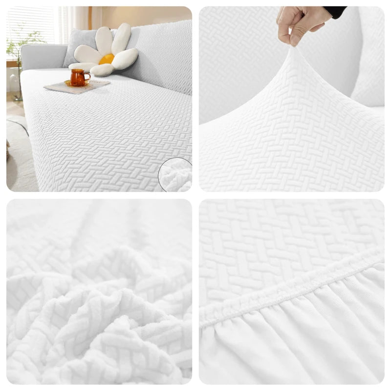 Copridivano Jacquard Morbido - Elasticizzato per Divani L/2/3/4/5 Posti