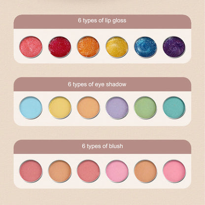 💄 Kit Trucchi Bambine - Gioco di Ruolo Principessa con Valigetta