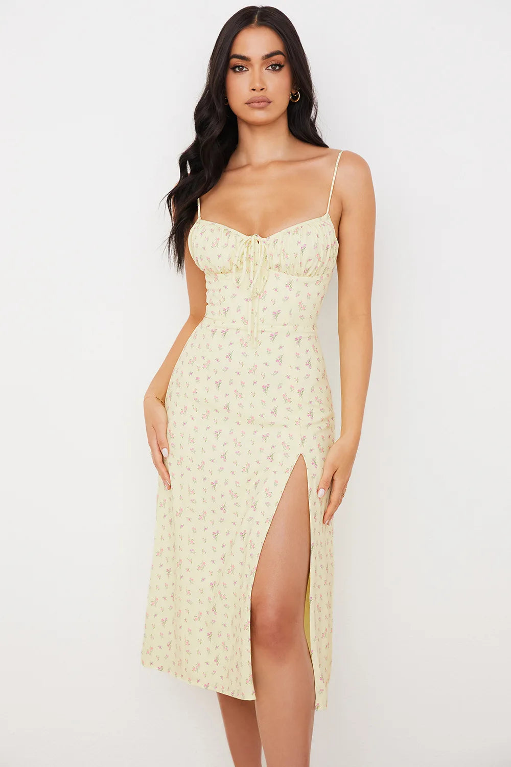 Vestito Lungo Floreale Elegante 2025 - Abito Bodycon Donna per Spiaggia & Streetwear