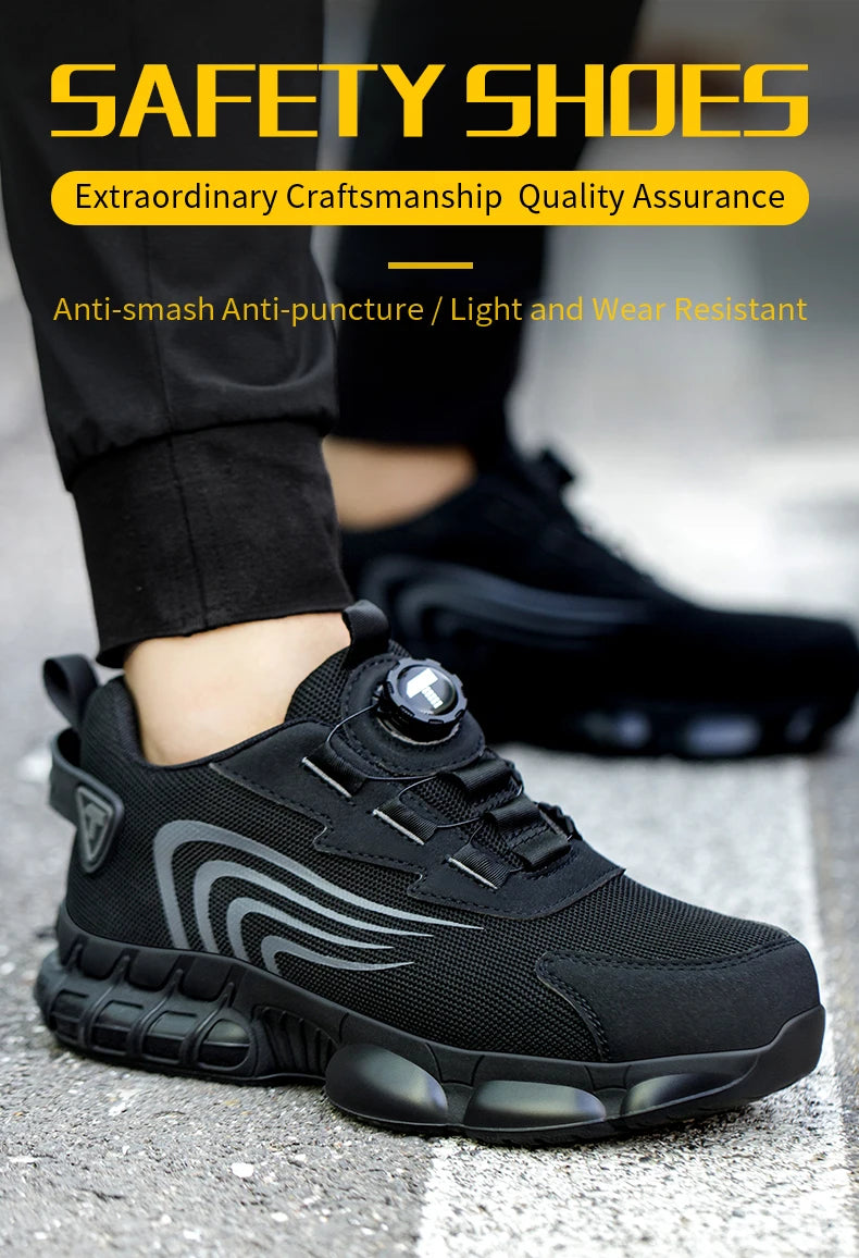 👞 SCARPE DI SICUREZZA ROTATIVE UOMO - Stile Sportivo, Protezione Totale!
