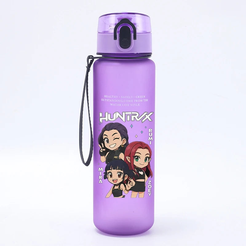 Borraccia KPop Demon Hunters Design Kawaii, Senza BPA, 500ml, Regalo per Bambine