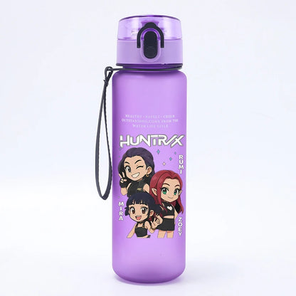 Borraccia KPop Demon Hunters Design Kawaii, Senza BPA, 500ml, Regalo per Bambine