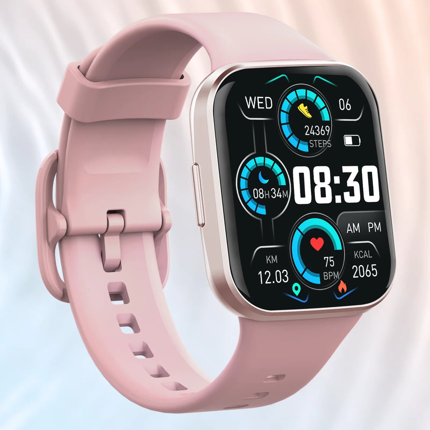 Smartwatch Nerunsa Fitness Pro 🏃‍♂️ | Schermo 1.69" HD, 25 Sport, IP68 | Monitora Sonno e Stress
