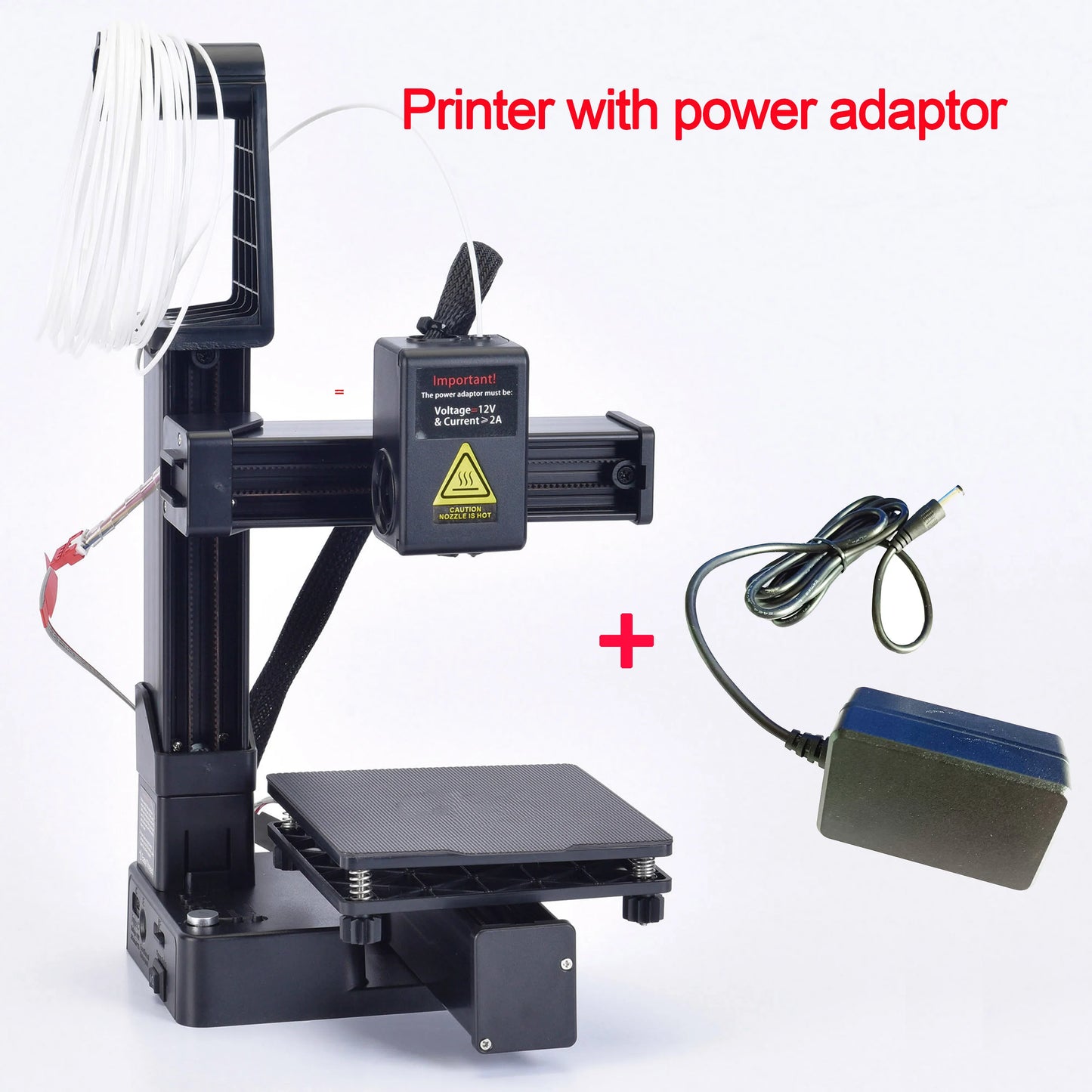 Stampante 3D EasyThreed Base - Con Adattatore, Per PLA e TPU 1.75mm