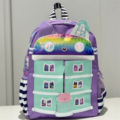 Set Zaino Scuola Astuccio Zaino Portapranzo e Borraccia