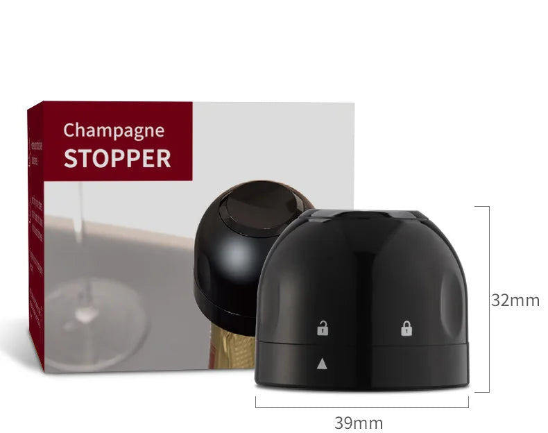 🍷Tappi Sottovuoto per Vino & Champagne – Mantieni la Freschezza con Stile