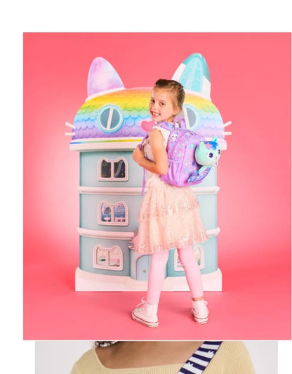 Set Zaino Scuola Astuccio Zaino Portapranzo e Borraccia
