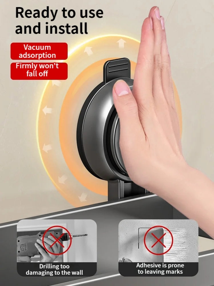 Portaoggetti da Parete Senza Trapano – 5 Secondi e il Tuo Bagno è in Ordine