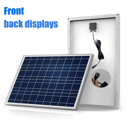 Pannello Solare 50W/100W 12V - IP65 Impermeabile con Controller 100A e USB