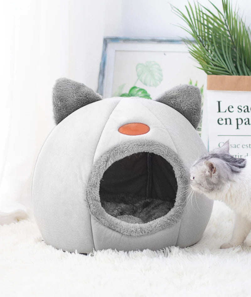 🐾【NUOVO】Cuccia Grotta per Gatti - Nido Morbido Invernale per Cani Piccoli!