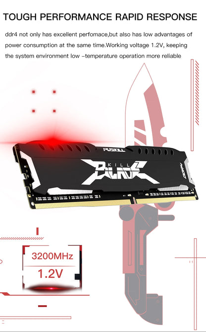 🚀 RAM DDR4 16GB/8GB 3200MHz! ⚡️ Per PC super veloci, gaming e lavoro!