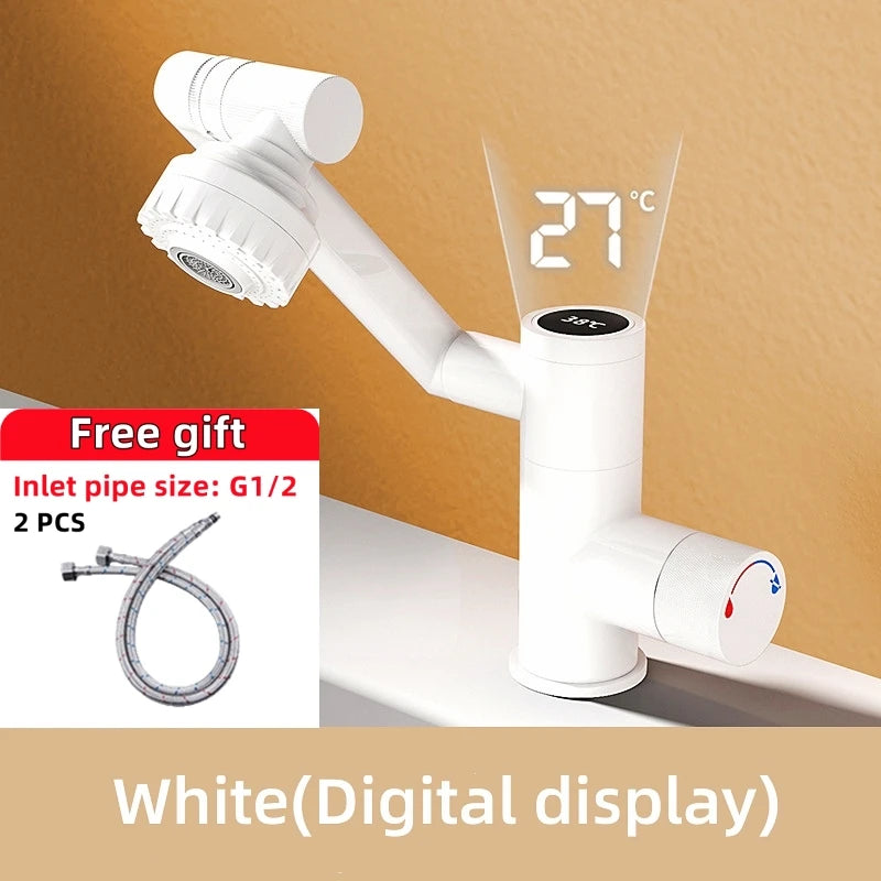 ✨ RUBINETTO A LED DIGITALE 360° – Tecnologia & Design Futuristico per il Tuo Bagno!