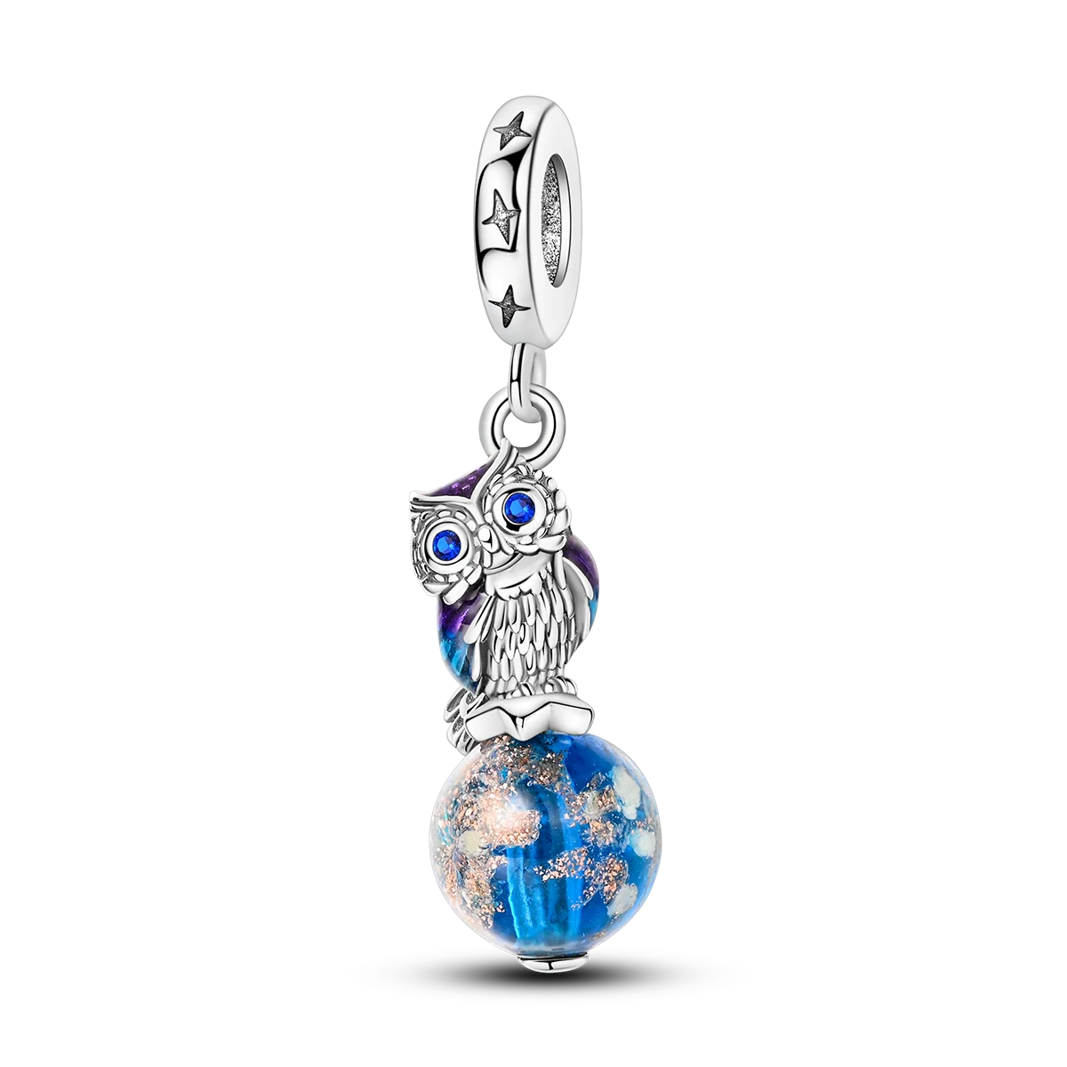 Bracciale Charm Argento 925 - Perle Blu, Gioielli Fai Da Te, Design Moderno e Minimalista Crea il tuo gioiello unico! Perle in argento sterling e charm eleganti.