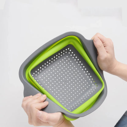 2 Colini Pieghevoli in Silicone - Scolapiatti & Frutta - Cucina Pratica