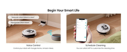 Aspirapolvere Robot 6000Pa M320 con Mop, 210min Autonomia, Controllo App
