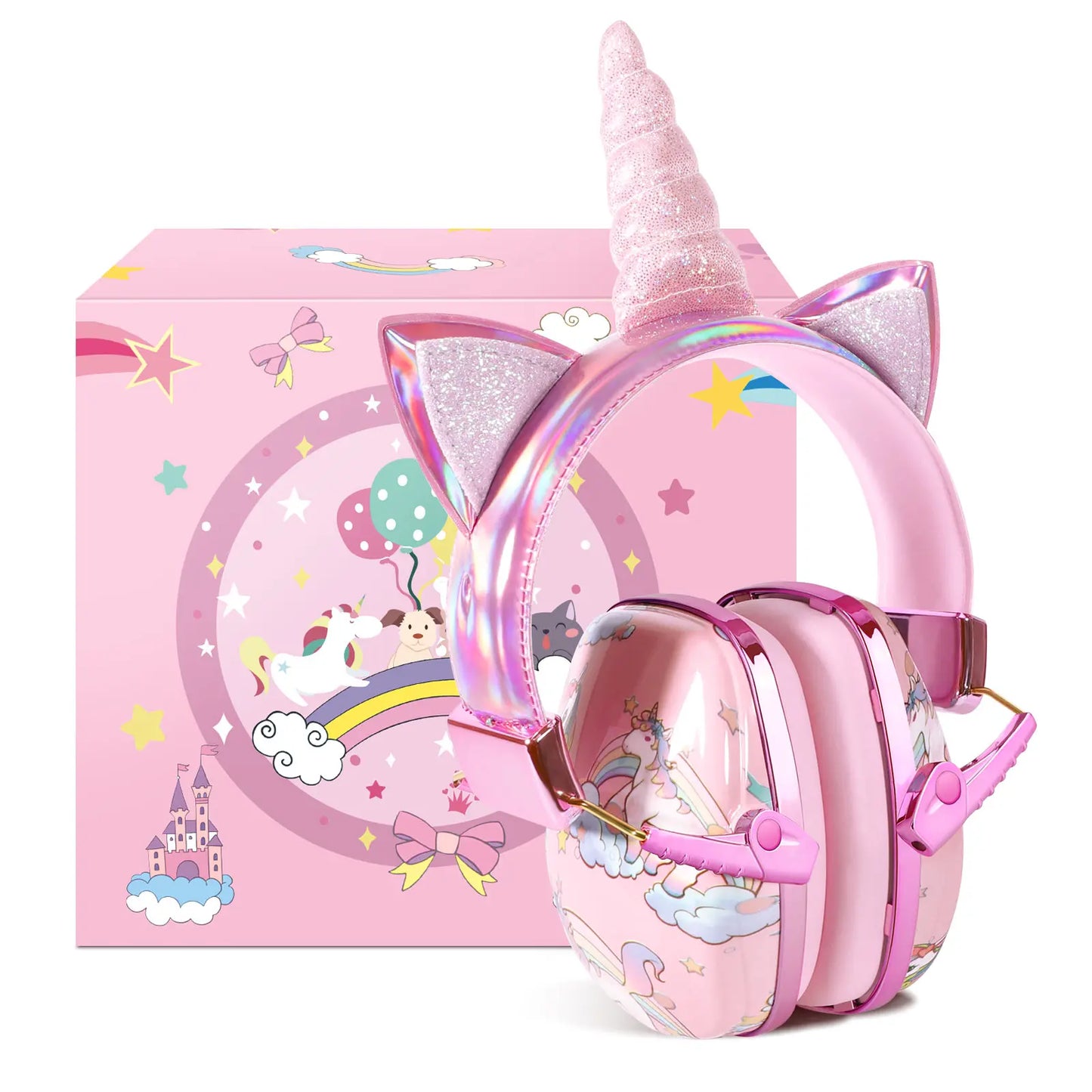 🦕🎧 Cuffie Antirumore per Bambini - Design Dinosauro & Unicorno!