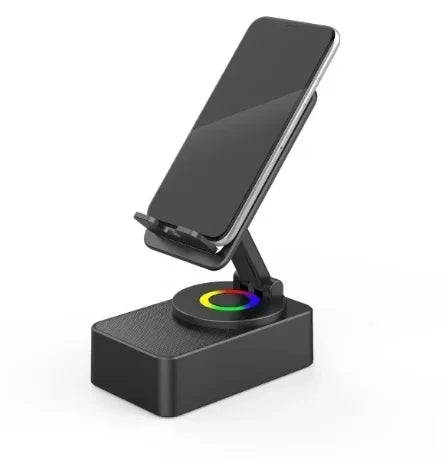 Altoparlante Bluetooth con Supporto Telefono 5 in 1 Porta Power Bank per Cucina, Viaggi, Palestra, Esterno