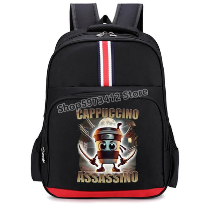 🎒 Zaino Scolastico "Italian Brainrot" - Stampa Cartoon Unica! ✨ Capienza XXL + Design Esclusivo - Per Studenti Fashion!