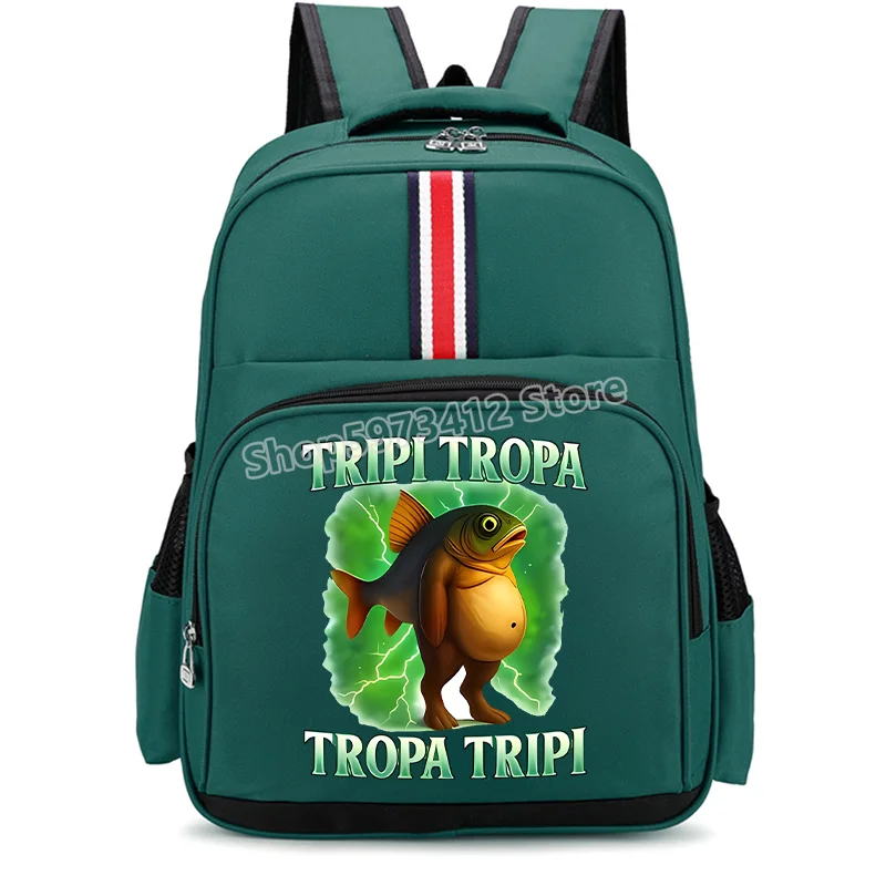 🎒 Zaino Scolastico "Italian Brainrot" - Stampa Cartoon Unica! ✨ Capienza XXL + Design Esclusivo - Per Studenti Fashion!