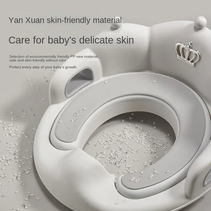 Sedile WC Bambini Universale, Riduttore Vasino con Protezione Antiscivolo