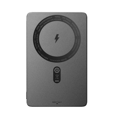 Power Bank Magnetico 5000mAh - Ricarica Wireless Ultra Rapida per iPhone & Android