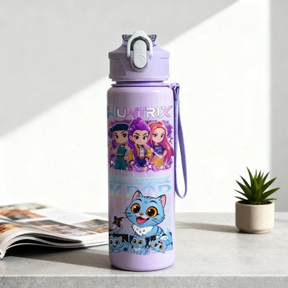 K-POP Demon Hunters Borraccia con Cannuccia - 700ml