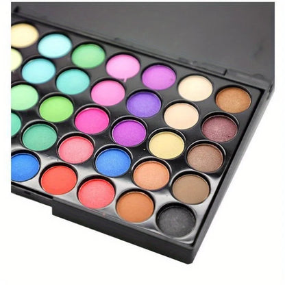 Palette Ombretti 40 Colori - Opachi & Lucidi, Terre Naturali - Trucco  a Lunga Durata, Antisbavature