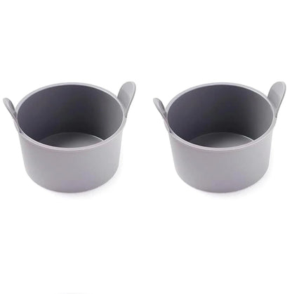 Vaschette Silicone per Friggitrice ad Aria - 4 Pezzi, Resistente al Calore