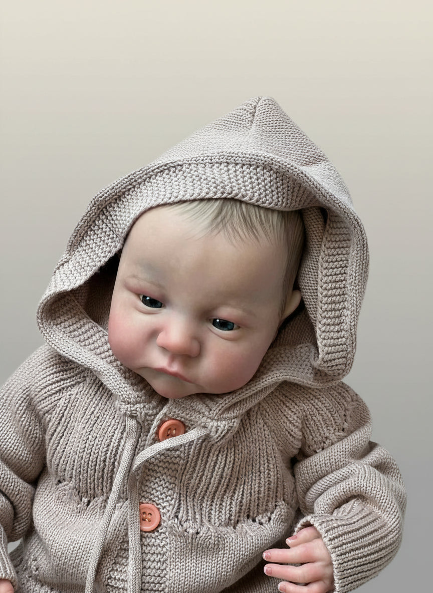 Bambola Reborn Levi 48cm - Pelle 3D con VENE Visibili - Collezione