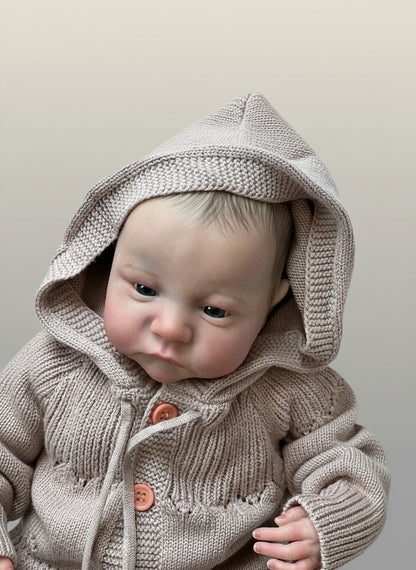 Bambola Reborn Levi 48cm - Pelle 3D con VENE Visibili - Collezione
